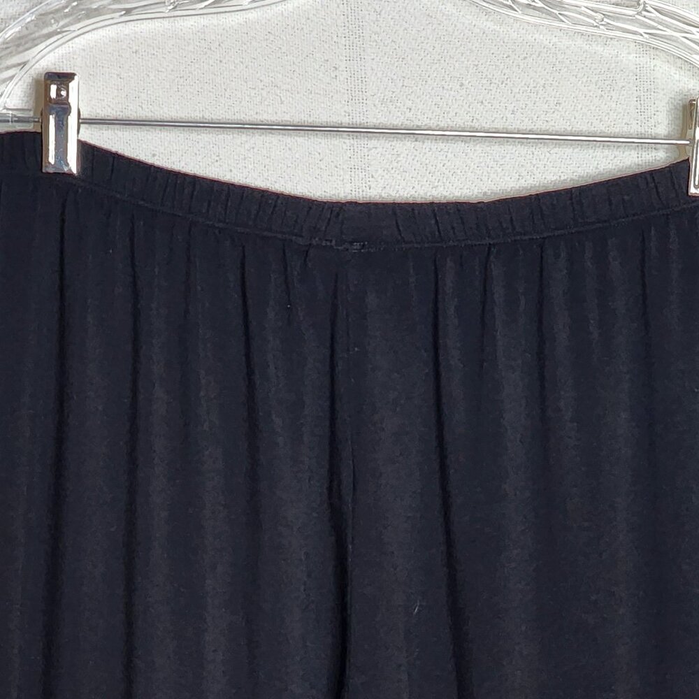 Comfy U.S.A. Black Modal Span Elastic Waist Casual Wide Leg Lounge Pants Size L - Picture 9 of 16